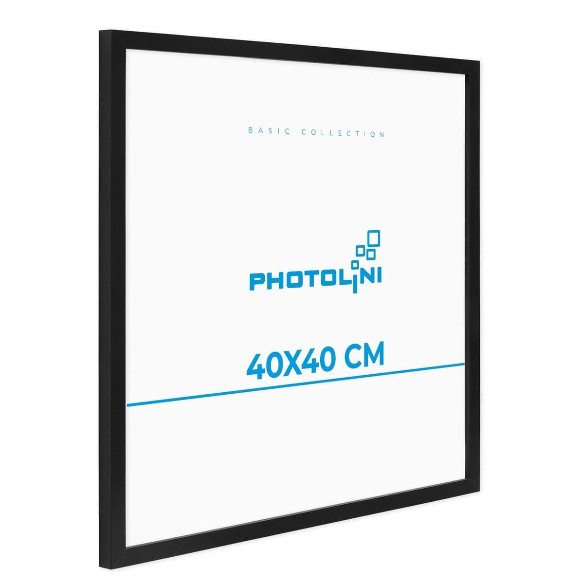 PHOTOLINI Bilderrahmen Modern Schwarz MDF mit Acrylglas - Bild 2