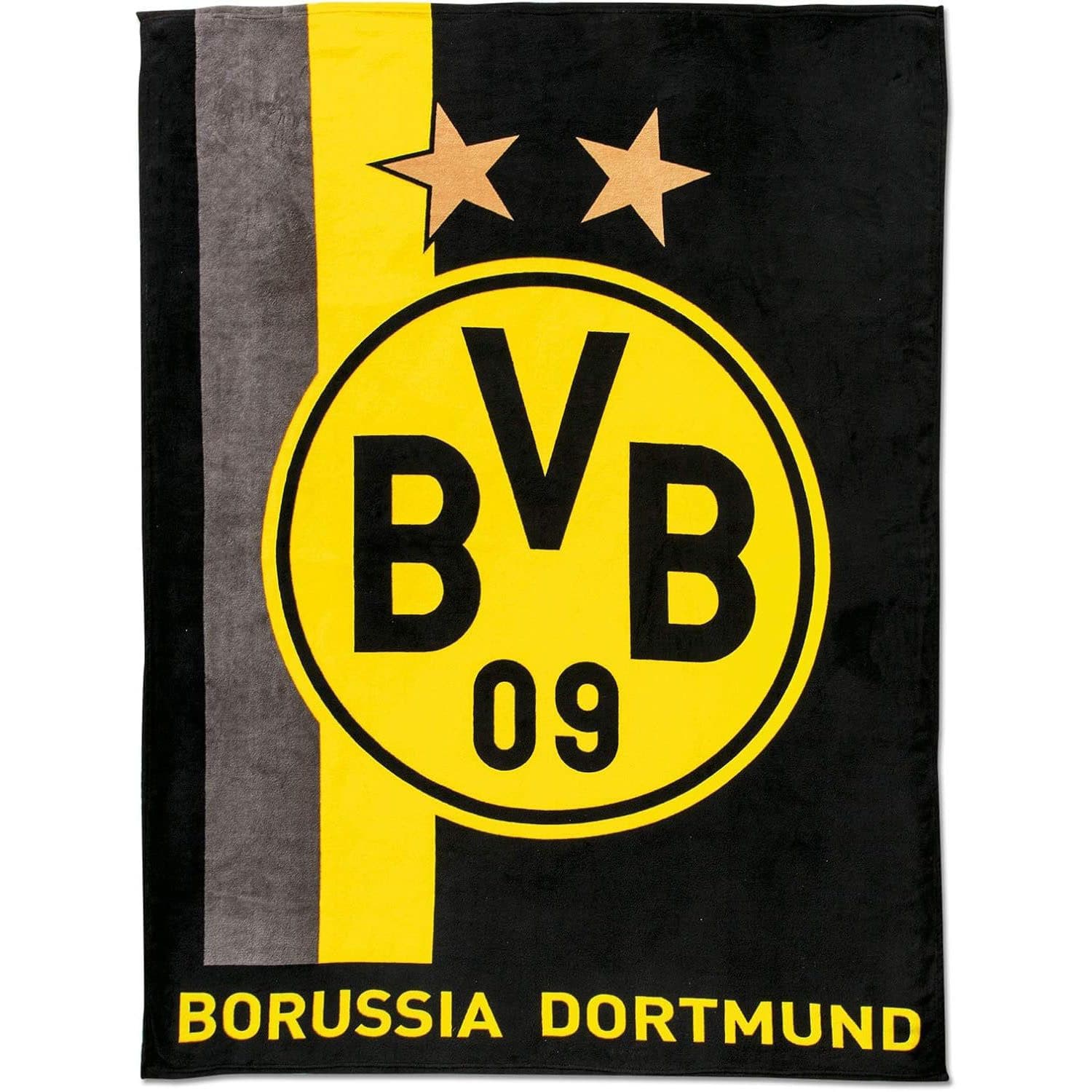 BVB Fleecedecke mit Streifenmuster 200x150 cm