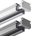 Garduna Gardinenschiene Schleuderschiene eckig 1-läufig Aluminium silber Bild 2