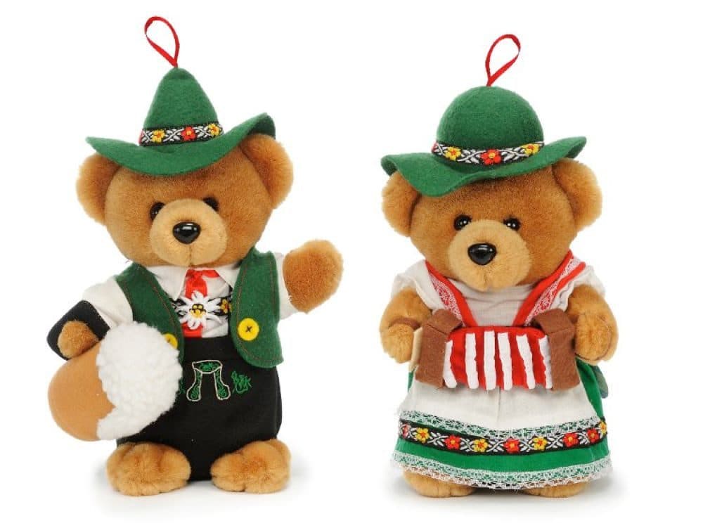 Teddys Rothenburg Trachten-Teddybär 25 cm mit Bierkrug