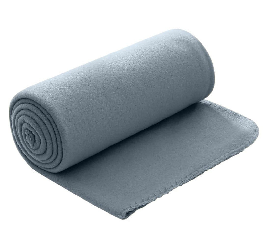 wometo Wohndecke Polar-Fleece Grau OEKO-TEX Anti-Pilling - Bild 2