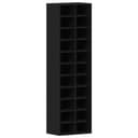 vidaXL Schuhschrank Schwarz Eichen-Optik 54x34x183 cm Holzwerkstoff Bild 2