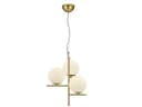 TRIO Leuchten LED Pendelleuchte Gold 3x Glas Kugel Dimmbar Bild 2