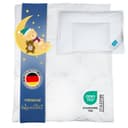 ZOLLNER Kinderbettdecke + Kopfkissen 90% Daunen 10% Federn Weiß Bild 2