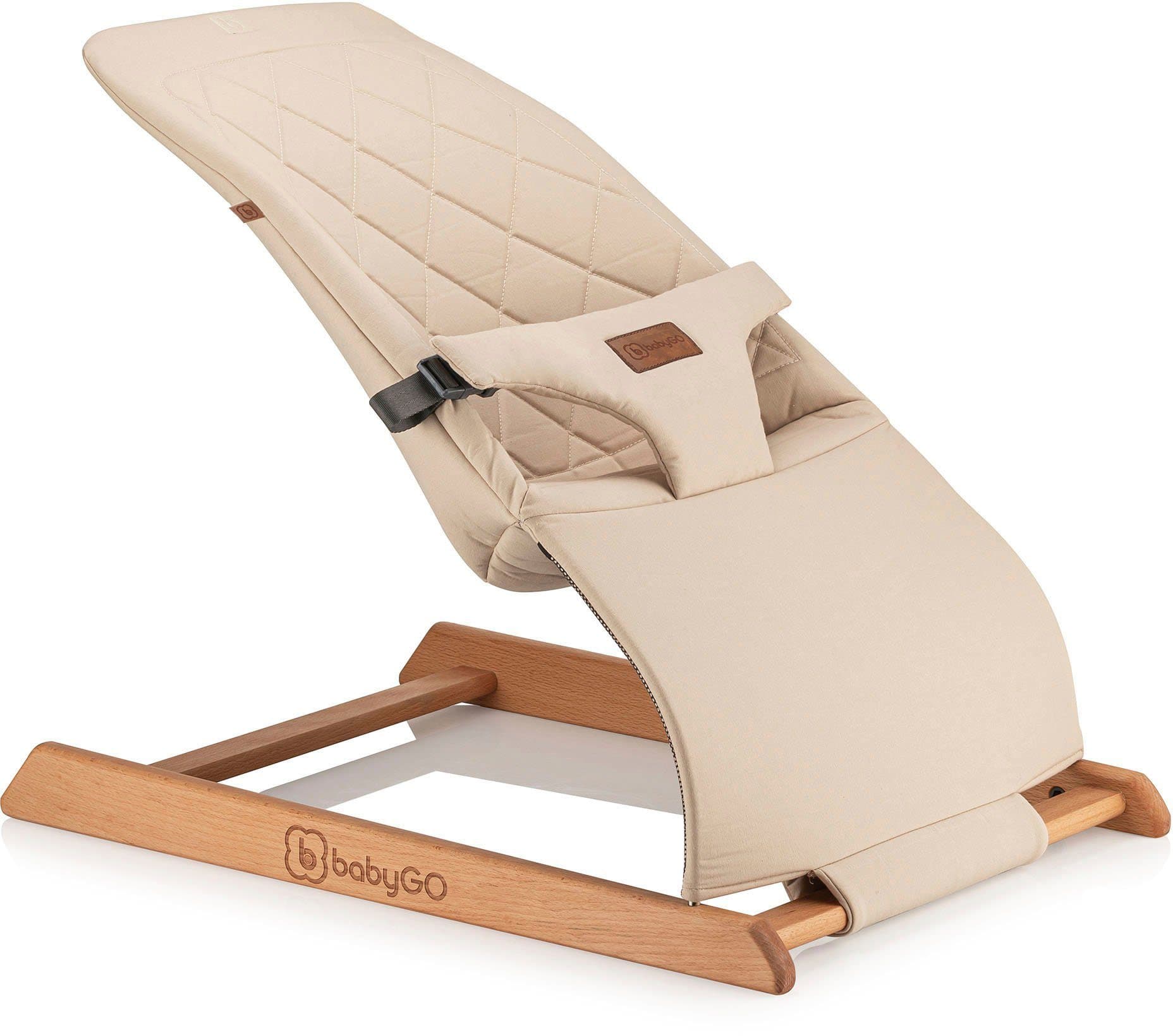 BabyGo Babywippe Skippy Beige - Bild 2
