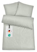 Carpe Sonno Damast Bettwäsche Set Silber 100% Baumwolle Bild 2