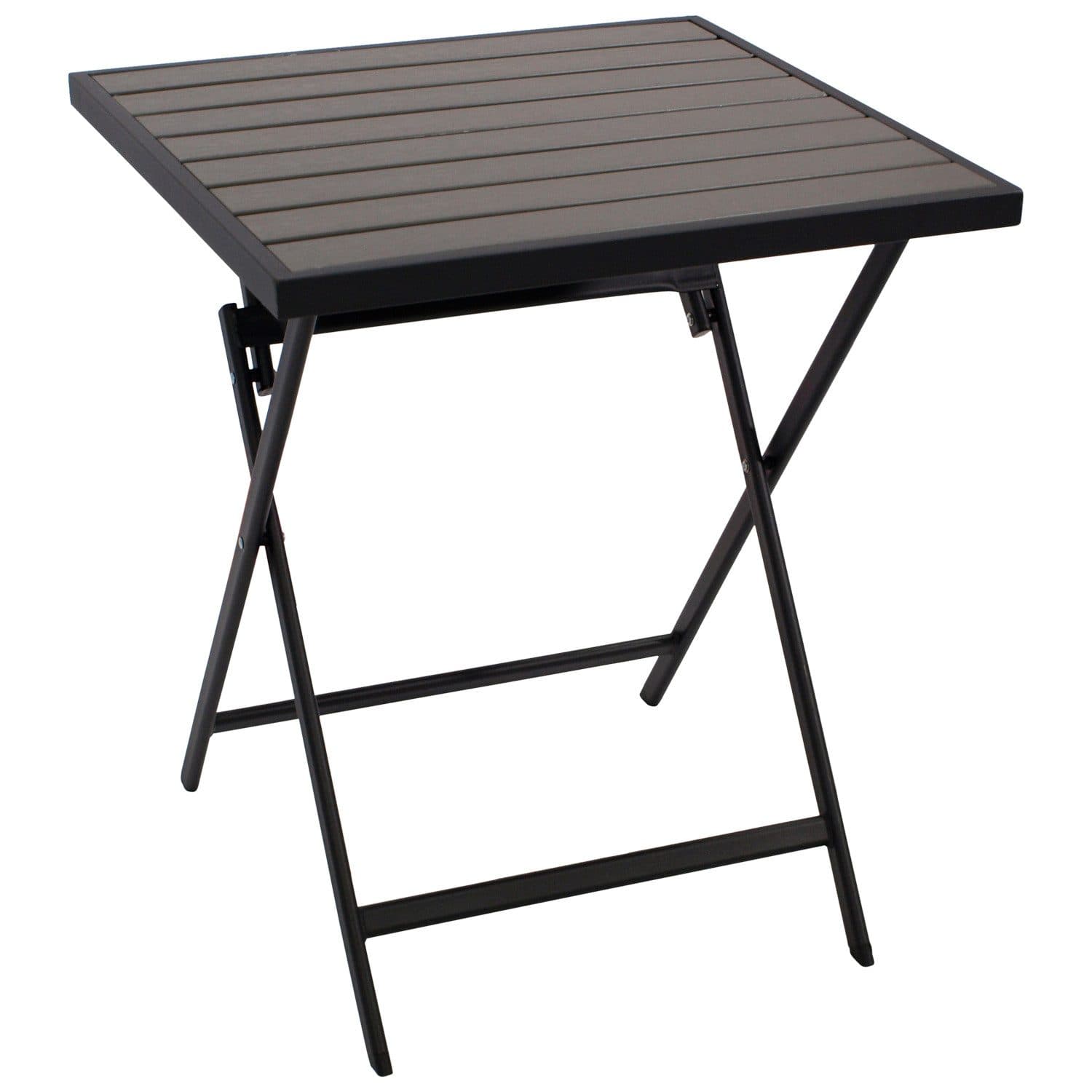 DEGAMO Gartentisch ASCIANO Metall anthrazit Kunstholz grau - Bild 2