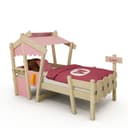 Wickey Kinderbett CrAzY Comfy Rosa Massivholz mit Dach Bild 2