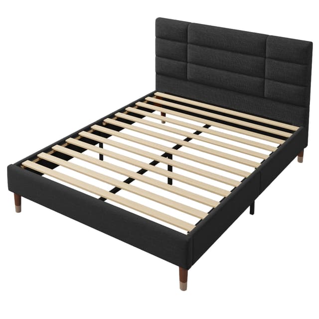 KLAM HOME Polsterbett Doppelbett Continental Bett mit Lattenrost