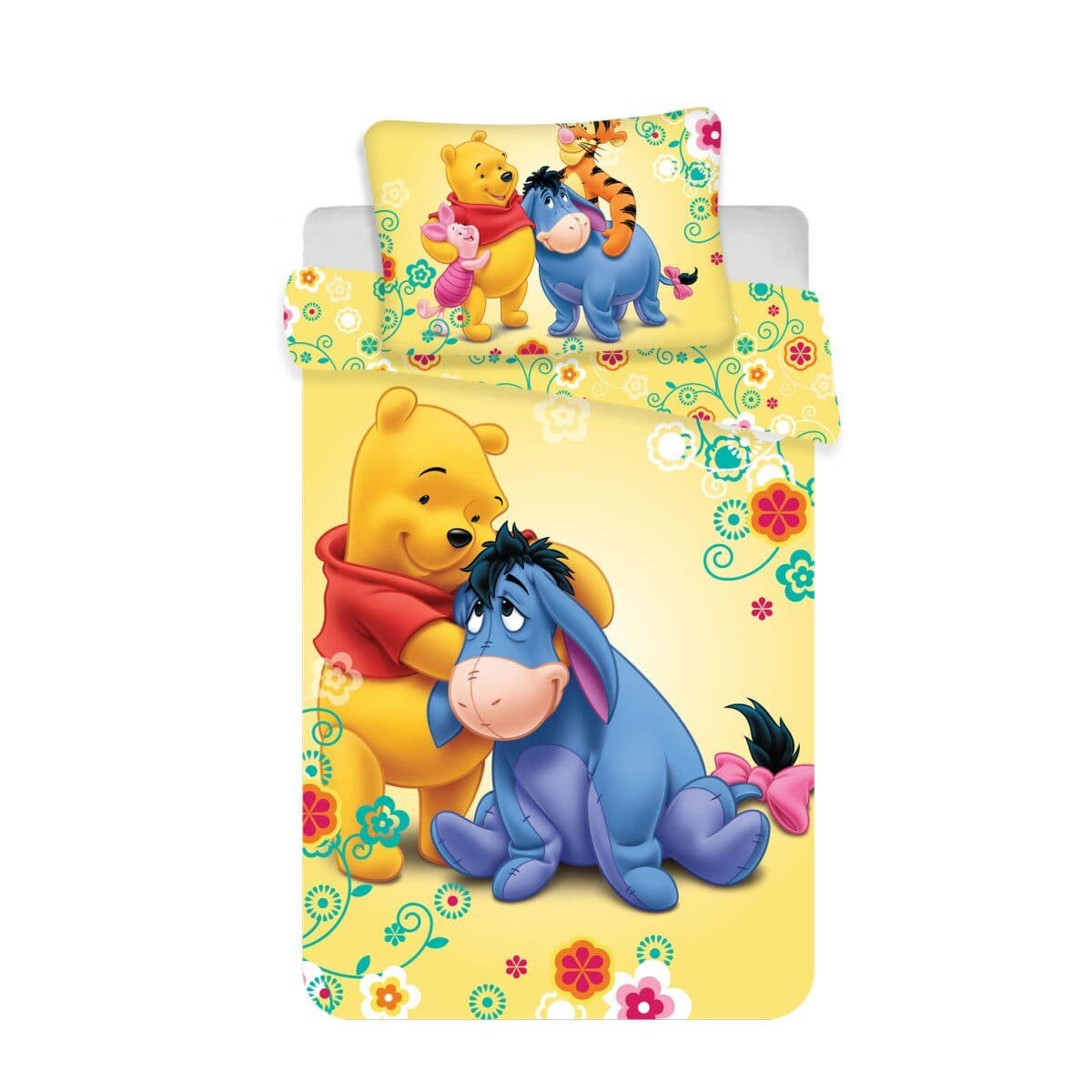 Disney Kinderbettwäsche Winnie Puuh Eeyore 100x135 cm