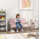 AIYAPLAY Kindersessel mit Holzrahmen Rosa Bild 2