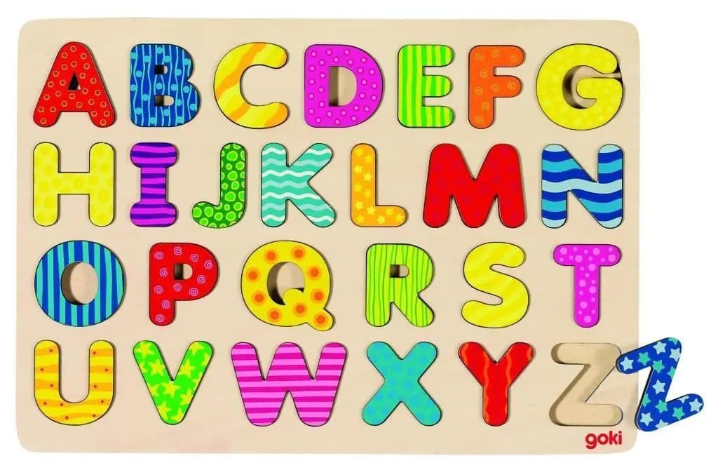 Gollnest & Kiesel Puzzle Alphabetpuzzle Bunt Lernspiel ab 3 Jahre
