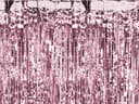 Partydeco Lametta Vorhang 100x200cm Rosegold Bild 2