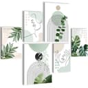 Novart Wandbild Blätter Pflanzen Grün Abstrakt Schlafzimmer Bild 2