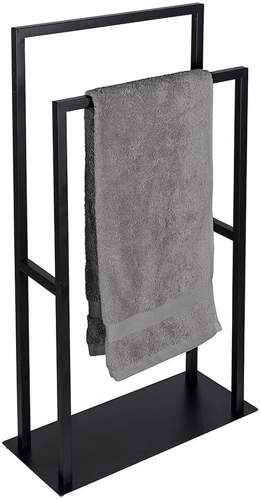 WENKO Handtuchständer Rivaltana Schwarz Edelstahl Industrial Style - Bild 2