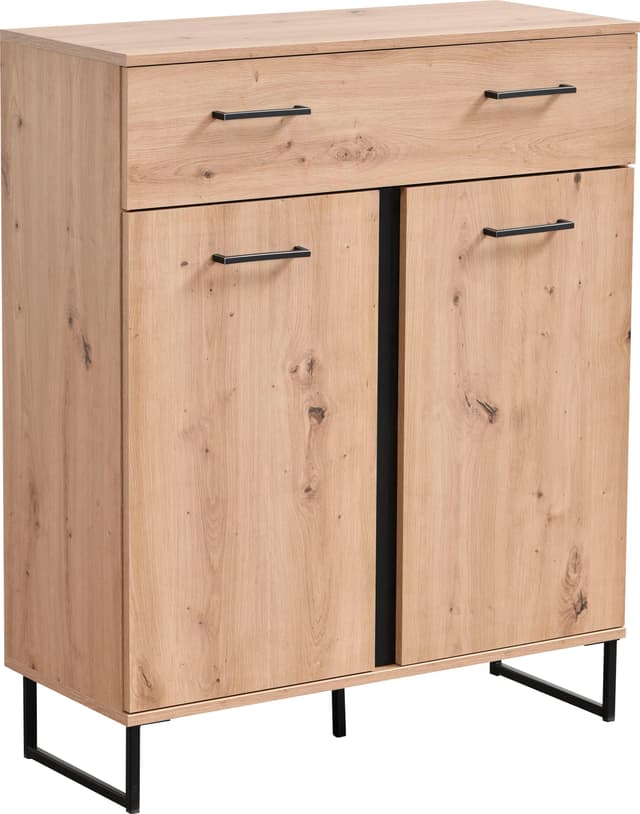 Eleganter Schuhschrank aus Holz mit viel Stauraum