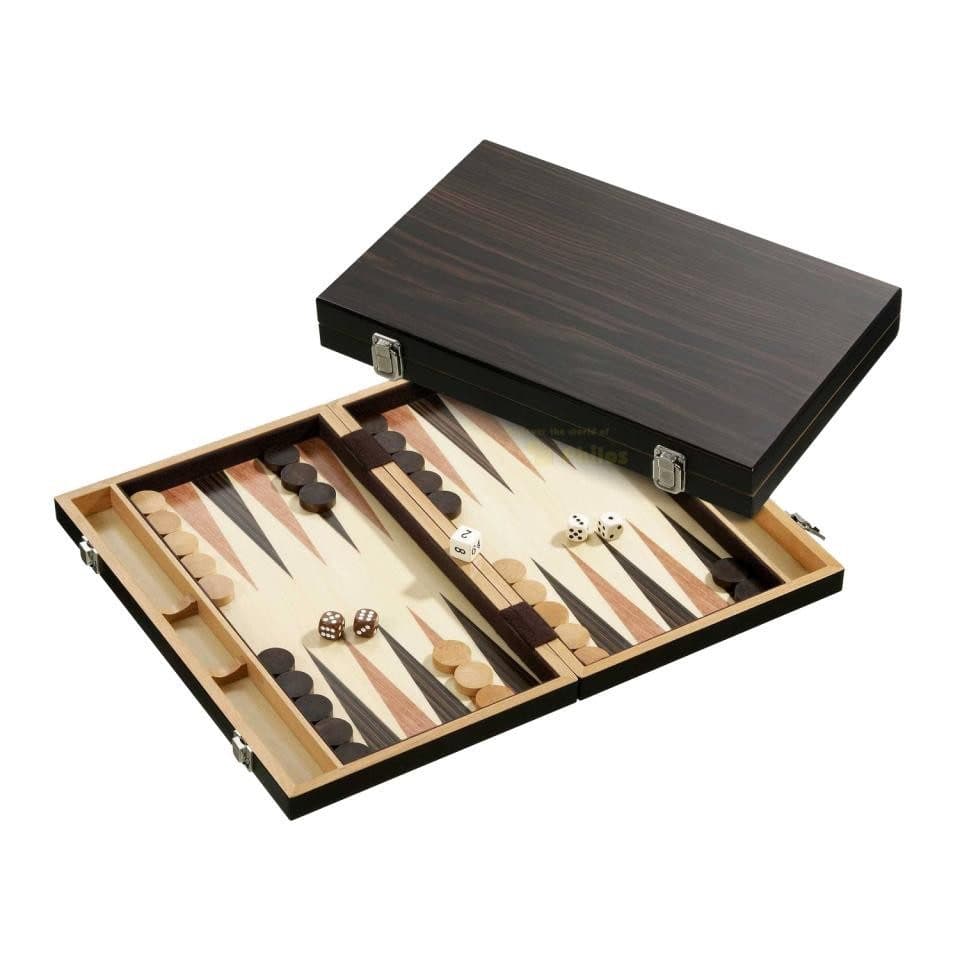 Philos Spiel Backgammon Kassette Viktor Holz
