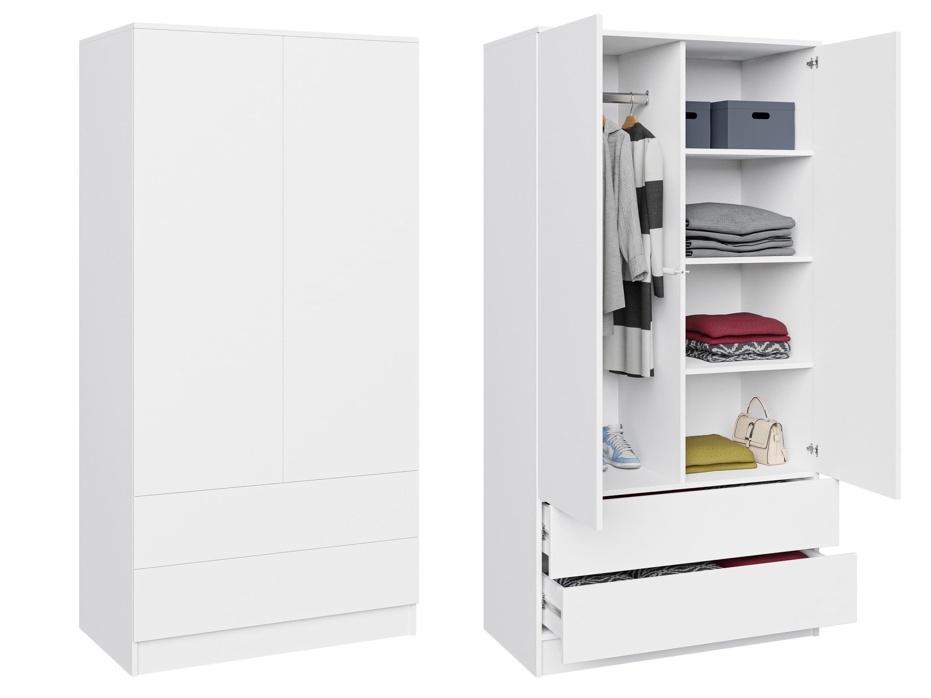 Beautysofa Kleiderschrank LOOK - 90x180x50cm - Modernes TIP-ON System - Bild 2