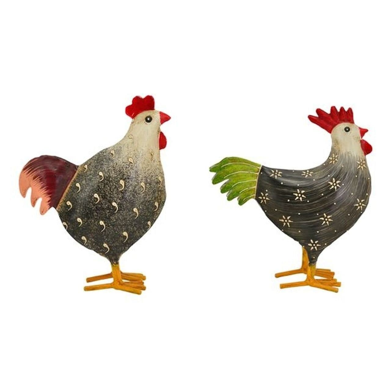 Exner GmbH Garten- & Wohnaccessoires Gartenfigur Hahn & Huhn Garten-Deko Figuren