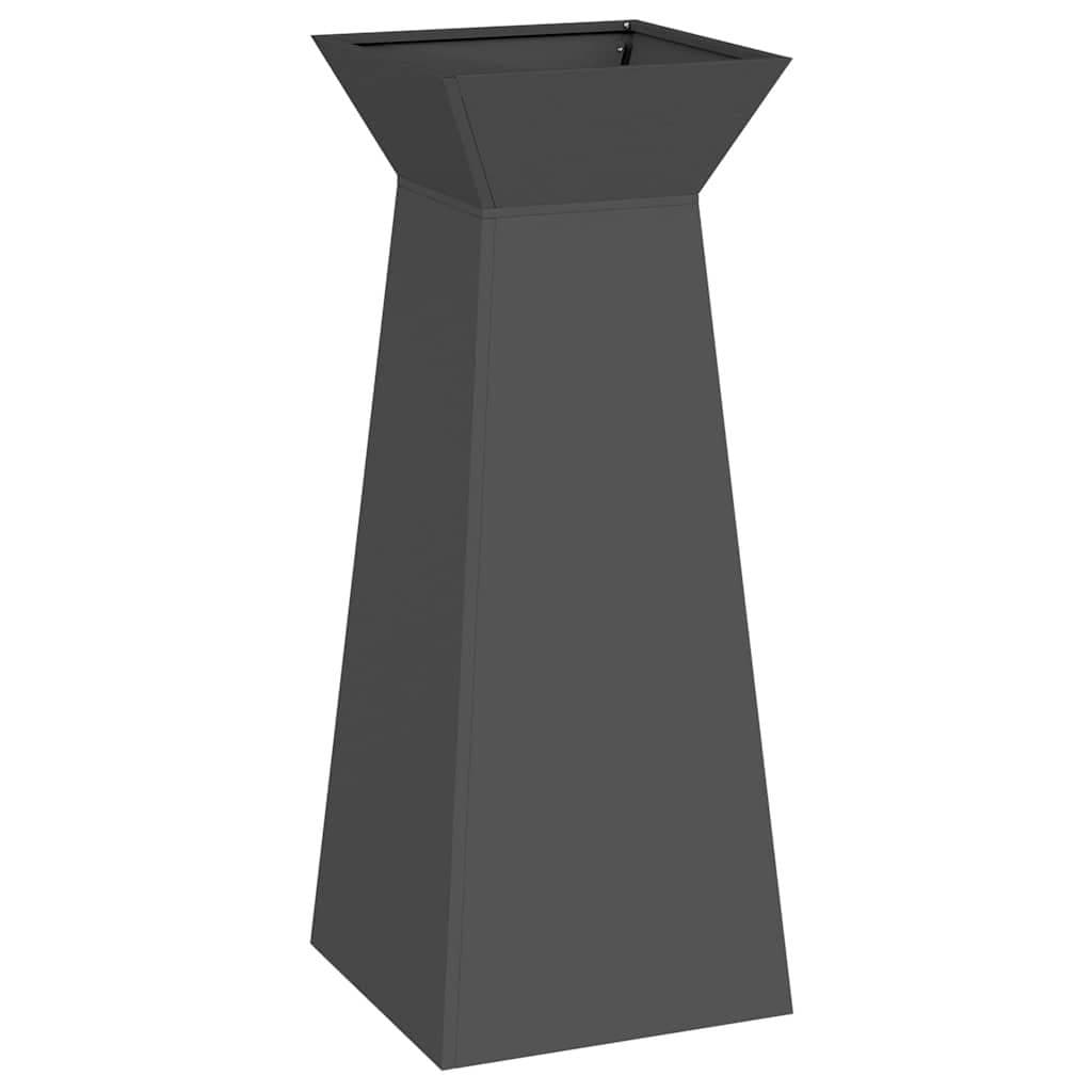 vidaXL Blumentopf Säulen Pflanzer Schwarz Modern - Bild 2