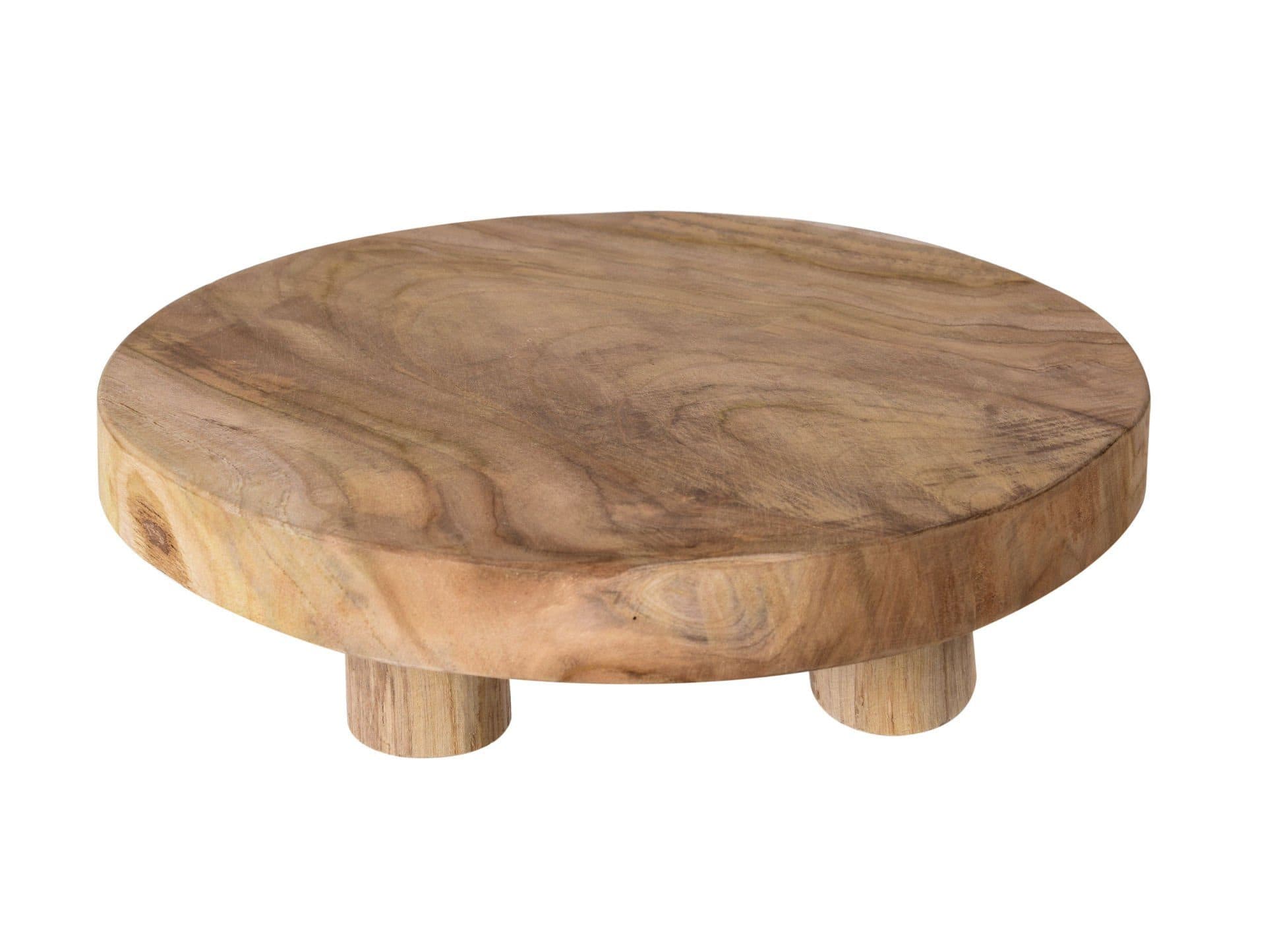 Spetebo Blumenständer Teak Blumenhocker Natur