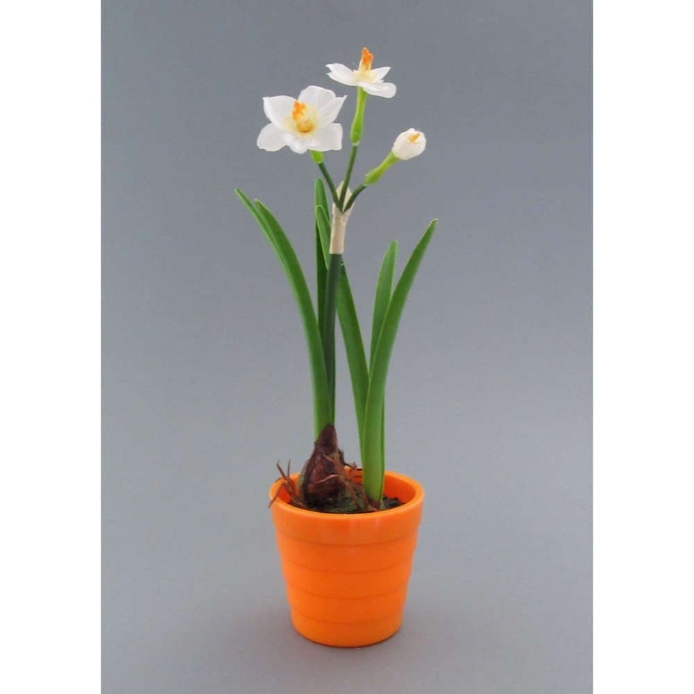 Kunstblume Narzisse Weiß Kunstpflanze Gasper