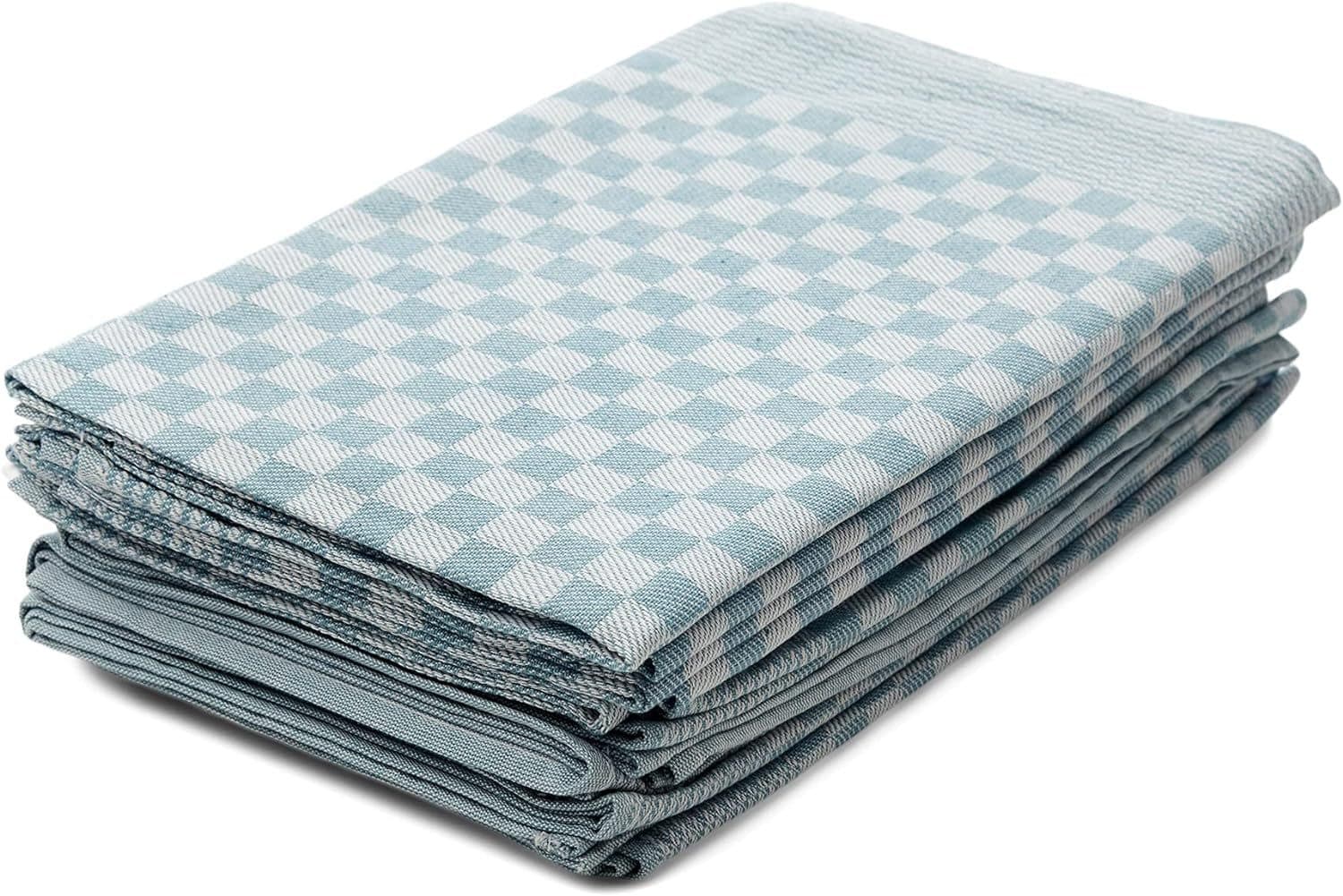 Hometex Premium Textiles Geschirrtuch 10er Set 100% Baumwolle Blau - Bild 2