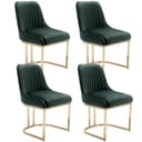 WAHSON OFFICE CHAIRS Esszimmerstuhl 2er Set Küchenstuhl Gold Bild 2