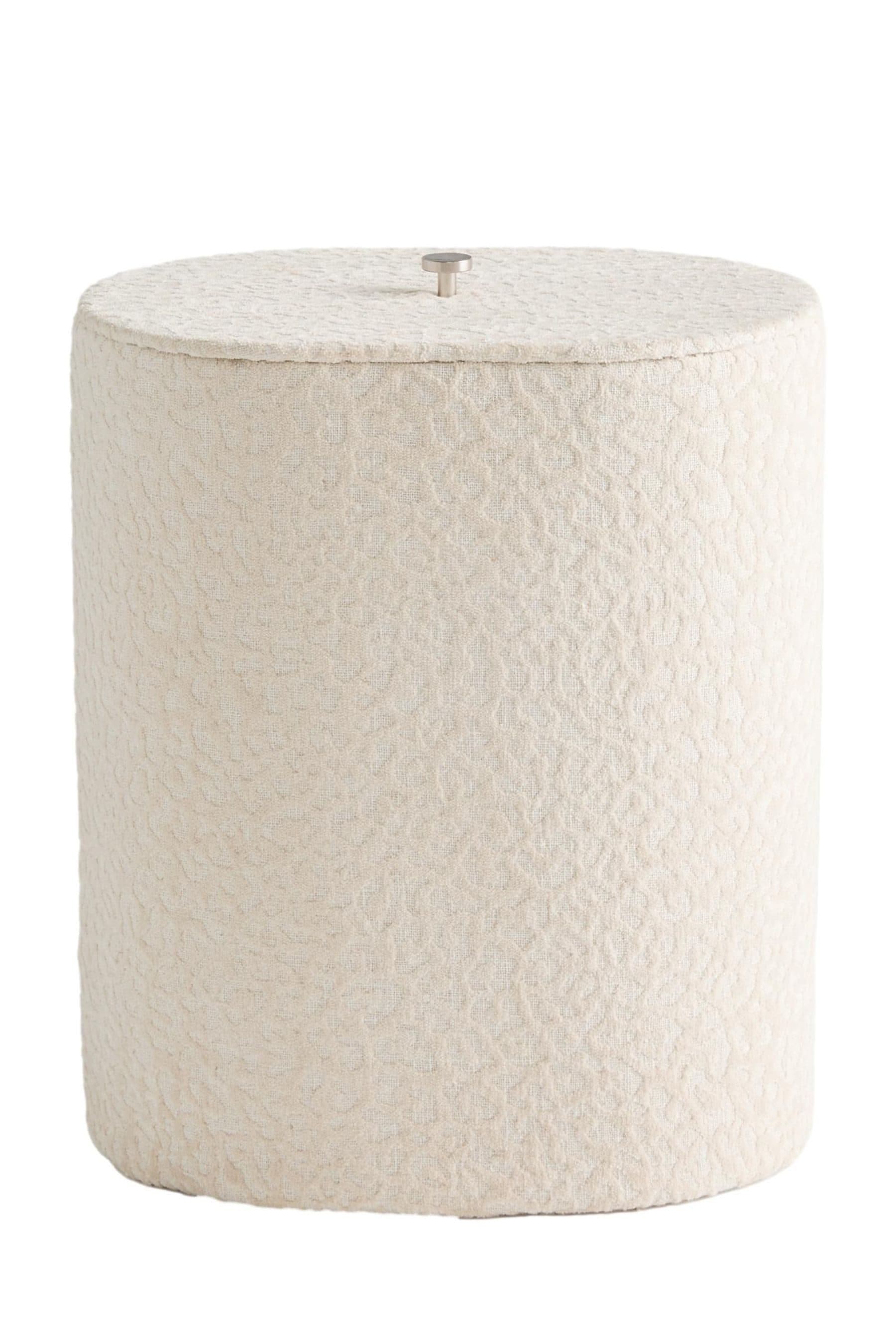 Next Wäschekorb Borg Cremefarben Geschwungen