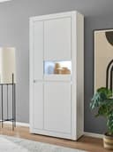 HOME AFFAIRE Chester Vitrine Hochschrank Weiß Matt Bild 2