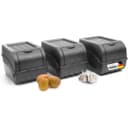 Novaliv Aufbewahrungsbox 3er Set Kartoffelbox Anthrazit Grau Bild 2