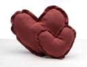von Herzen Babykissen Musselinkissen Herz Rosa 100% Baumwolle Bild 2