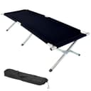 Grafner Feldbett Klappbar Campingbett Schwarz mit Tragetasche Bild 2