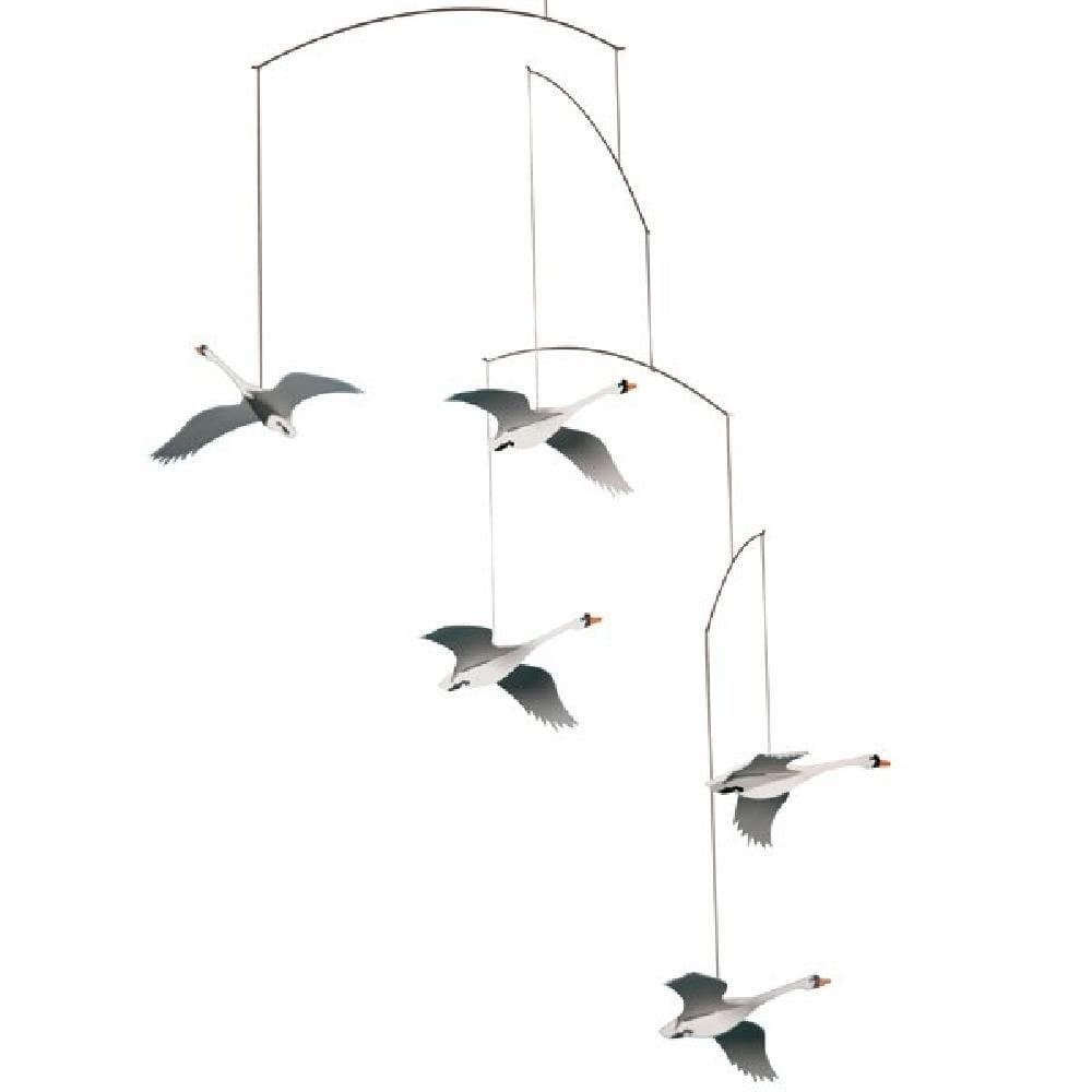 Flensted Mobiles Die Schwäne des Nordens Windspiel