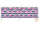 Ladeheid Windschutz Strand Sichtschutz 10m Bunt Bild 2