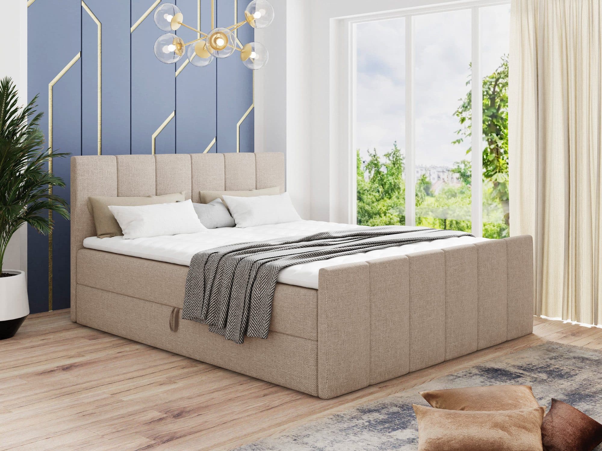 Sofnet Boxbett Star Lux mit Bettkästen und Bonnell-Matratze - Bild 2