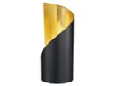 Reality Leuchten LED Nachttischlampe Schwarz Gold Metall Bild 2