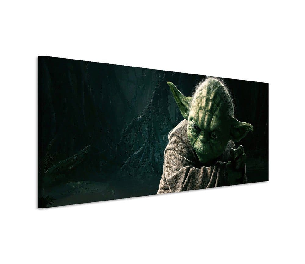 Sinus Art Leinwandbild Master Yoda Star Wars - Bild 2