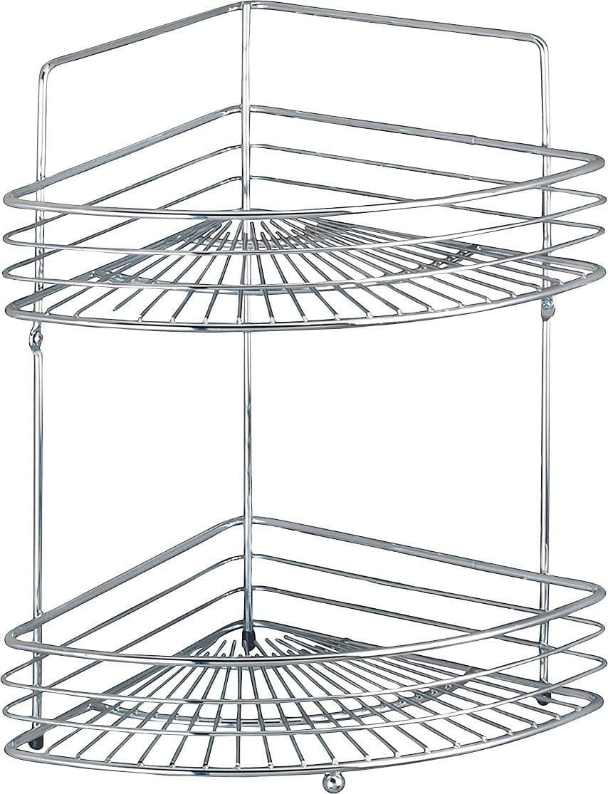 WENKO Eckregal Milano 2 Ablageflächen Silber Chrom - Bild 2