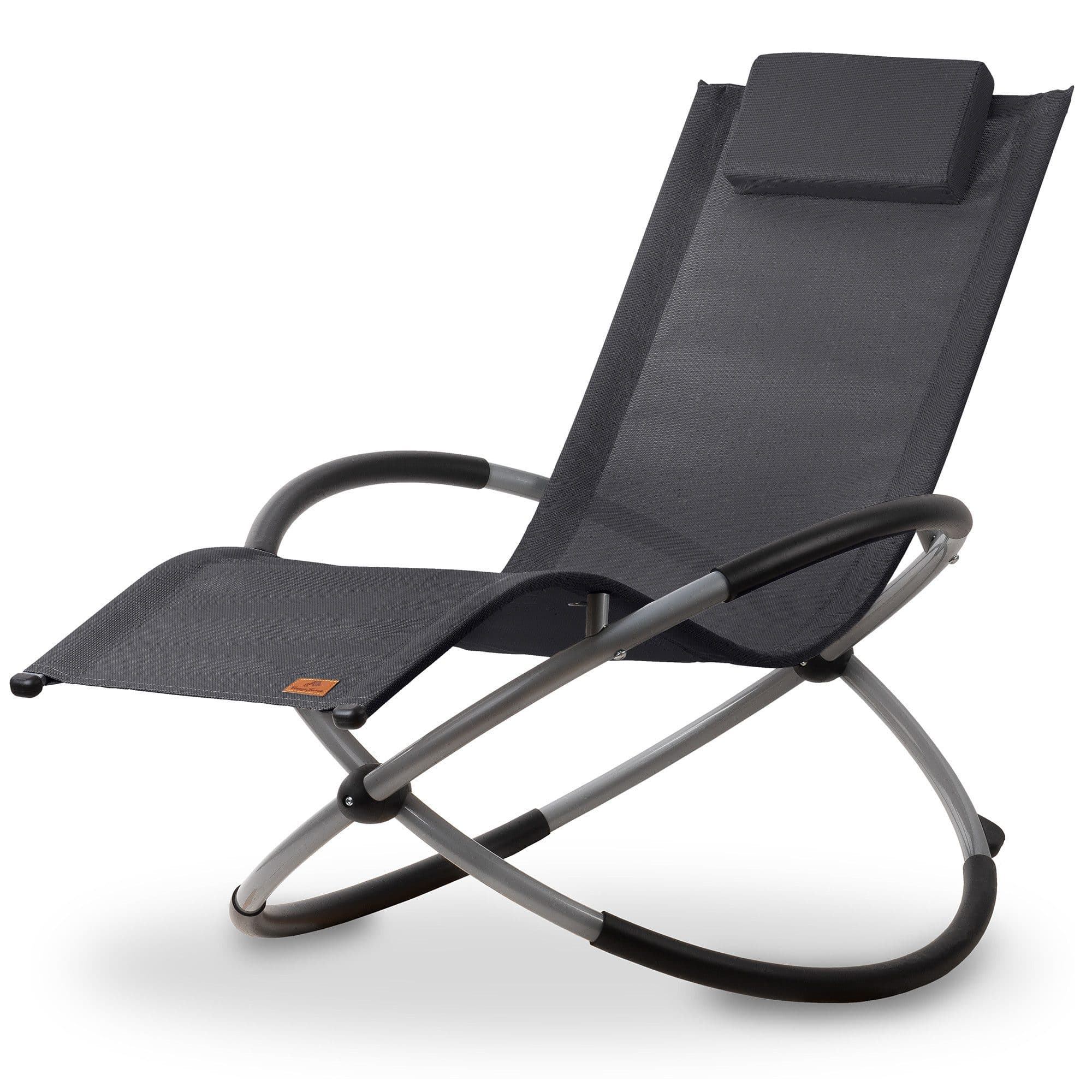 CampFeuer Gartenliege Relaxliege Anthrazit Klappbar - Bild 2