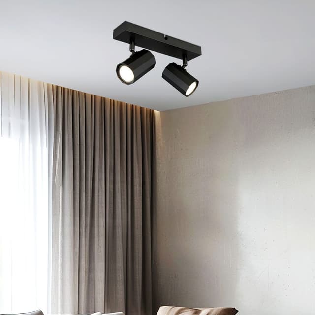 GLOBO LIGHTING Strahler Metall Grau Matt LED Wandlampe