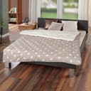 Bestlivings Wende Steppdecke Grau Mikrofaser Sherpa 135x200cm Bild 2