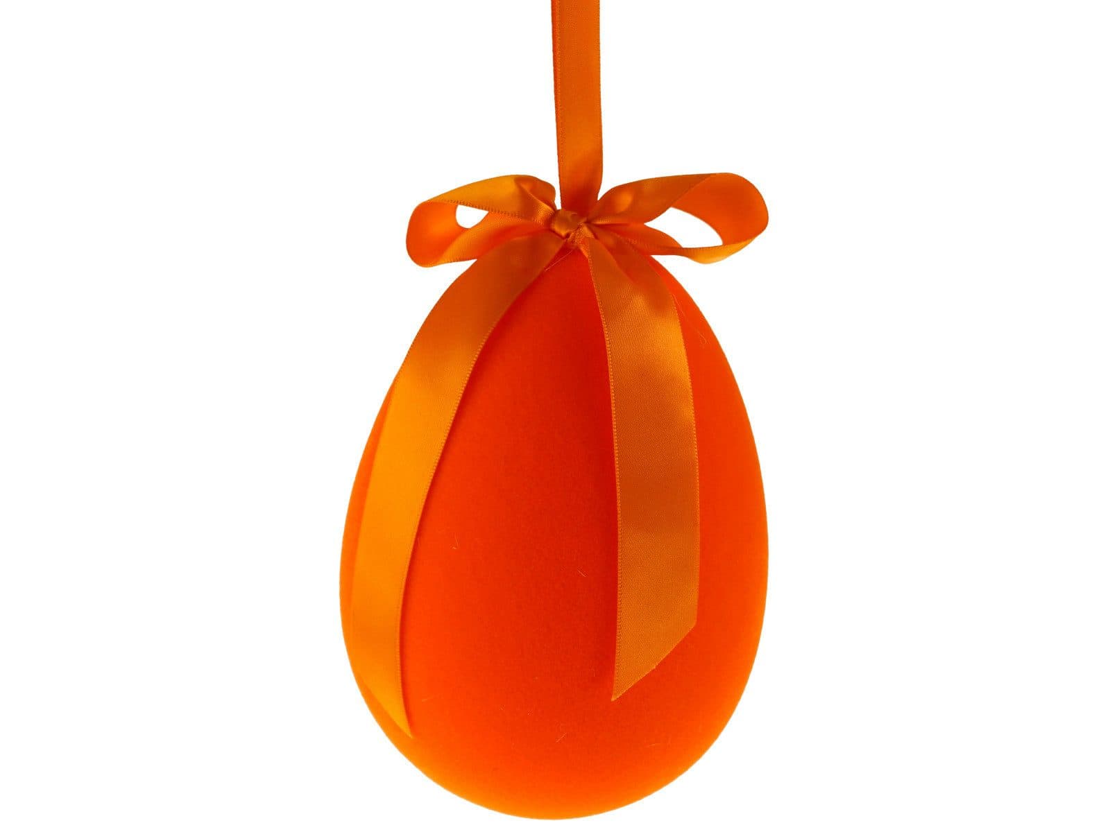 Werner Voß Dekofigur Hänger Ei mit Schleife Orange