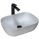 wohnwerk.idee Aufsatzwaschbecken Livia Grau Beige Beton Optik Bild 2