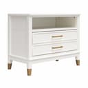 loft24 Nachtschrank Westerleigh Weiß mit Schublade Bild 2