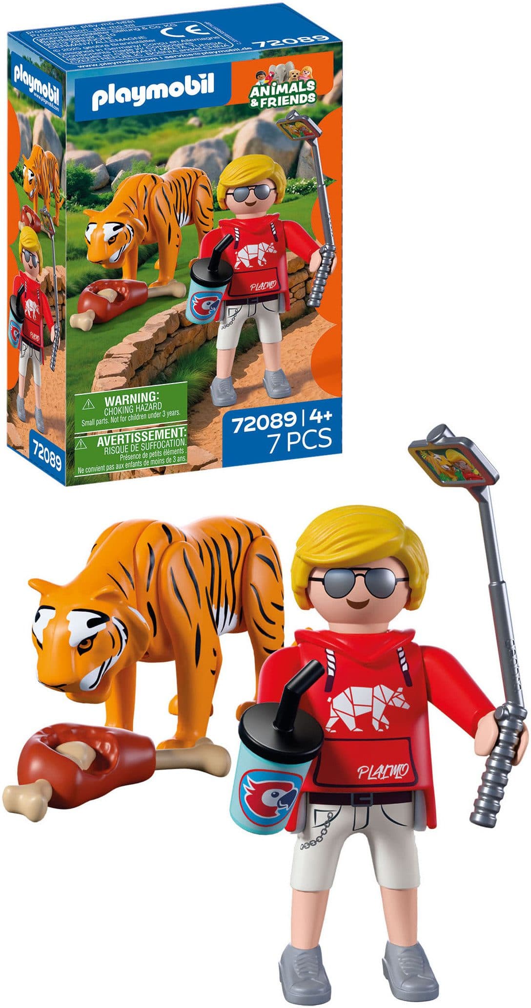 Playmobil® 72089 Zoo: Tiger und Besucher Konstruktions-Spielset - Bild 2