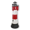 colourliving Gartenfigur Leuchtturm Roter Sand Solar LED Bild 2