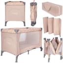 MoMi Baby-Reisebett Belove Beige 3-in-1 mit Matratze Bild 2