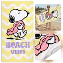 Sarcia Snoopy Strandtuch Baumwolle 70x140 cm Bild 2
