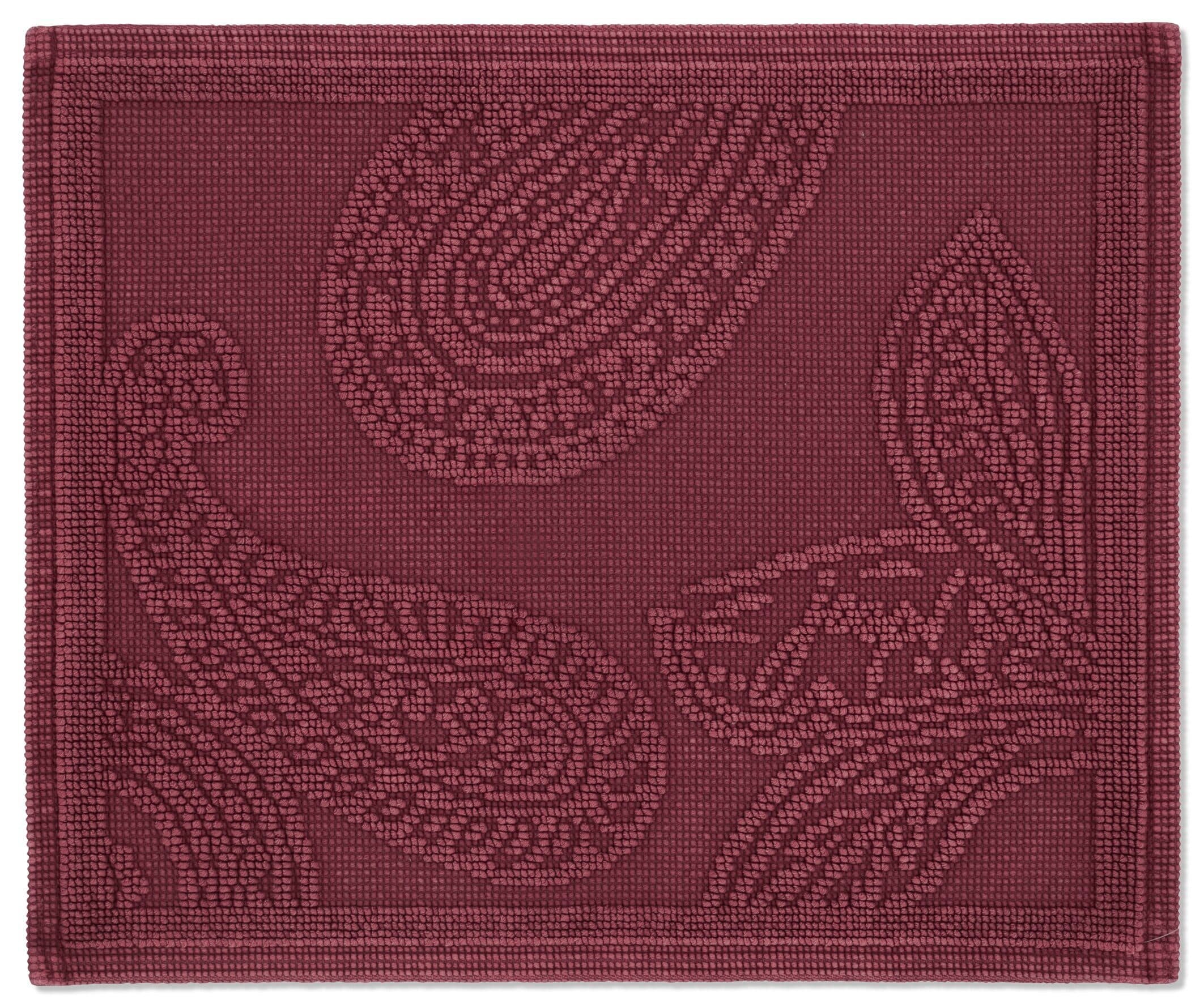 JOOP! Badteppich Paisley Violett 100% Baumwolle - Bild 2